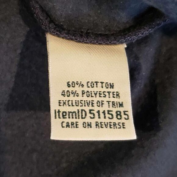 LL Bean Crewneck Pullover Crewneck Sweatshirt Blue Size Small S Embroidered - Picture 6 of 8